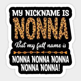 nonna nickname but Sticker